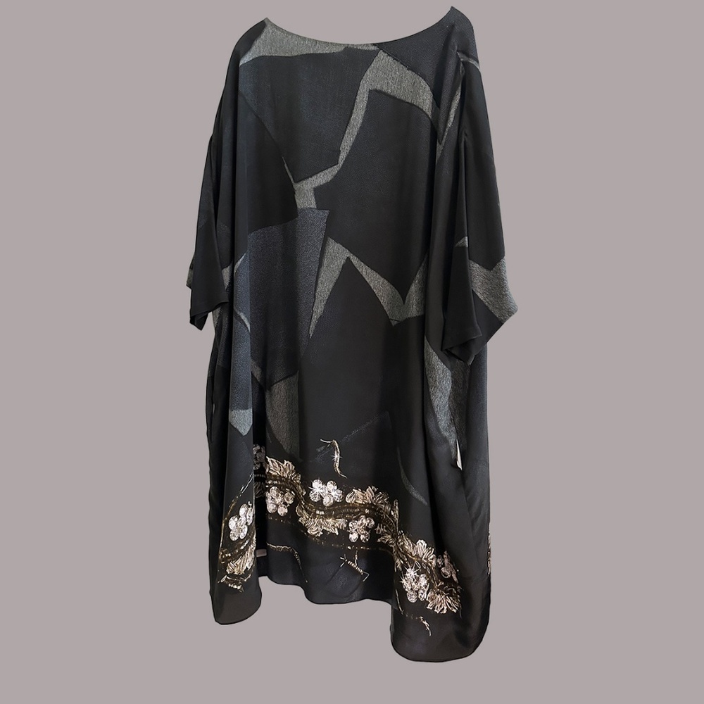 ANTONI & ALISON Big Silk Dress Jewels 100% Silk lined 14